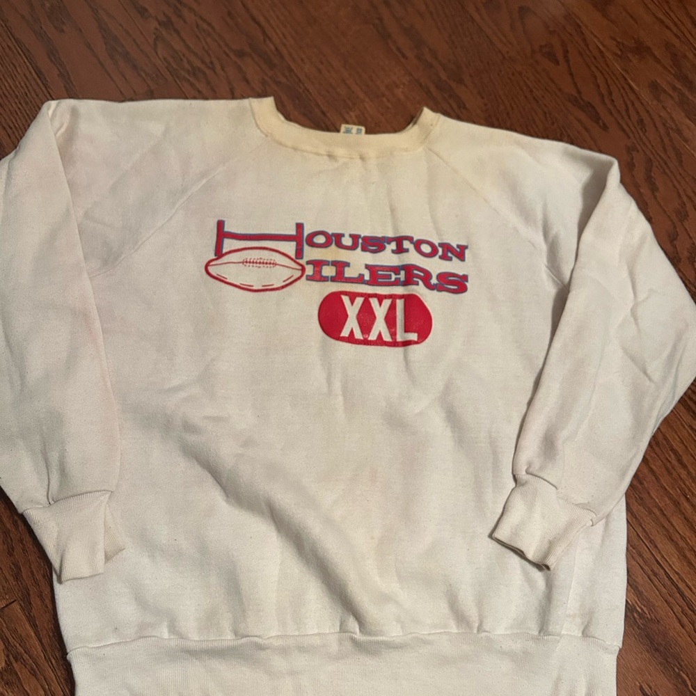 Vintage Houston Oilers 80’s Champion Crewneck Sweater
